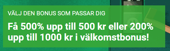 Unibet bonus 