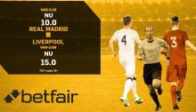 betfair boostade odds real madrid liverpool