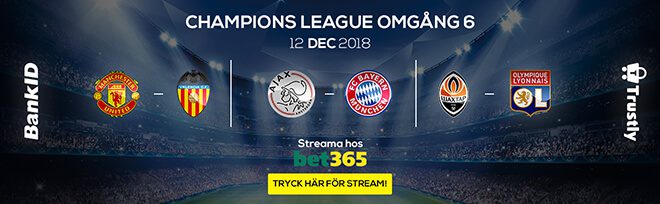 Champions League 12e dec 