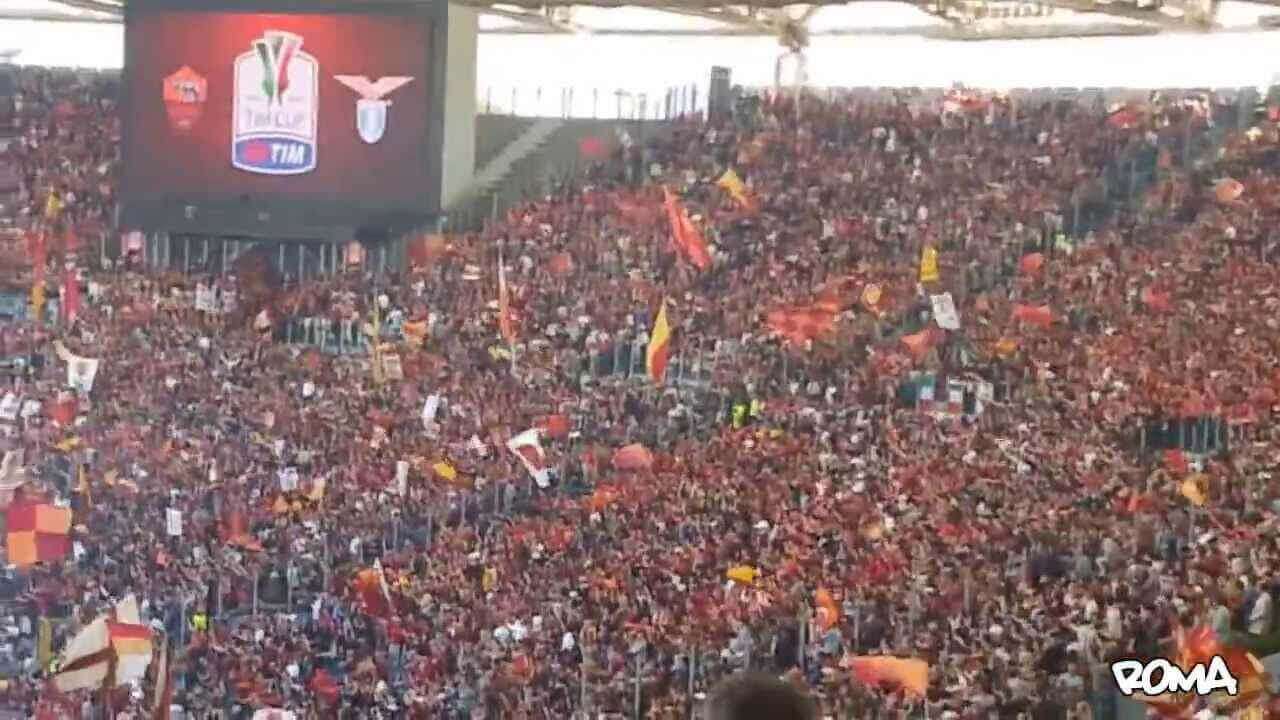 Roma fotboll fans