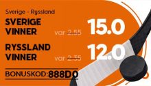 Sverige Ryssland 888sport promo