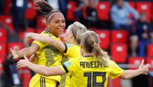 sverige kanada dam vm 2019 Frankrike