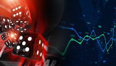 Tärningar och aktiegraf