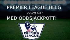premier league helg med oddsjackpott