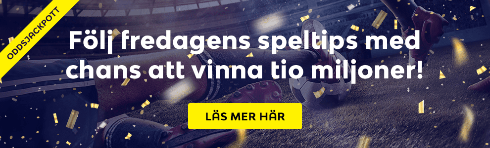 Veckans oddsjackpott hos Barabetting.com