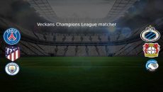 Veckans Champions League matcher - Fotbollsklubbar med logos