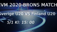 JVM 2020 brons match Sverige Vs Finland