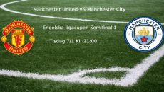 United vs city semifinal 1 engelska cupen