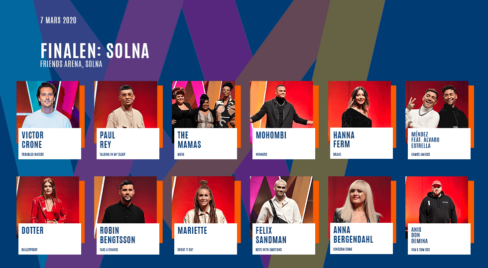 Melodifestivalen 2021 Deltagare / Melodifestivalen 2021 ...